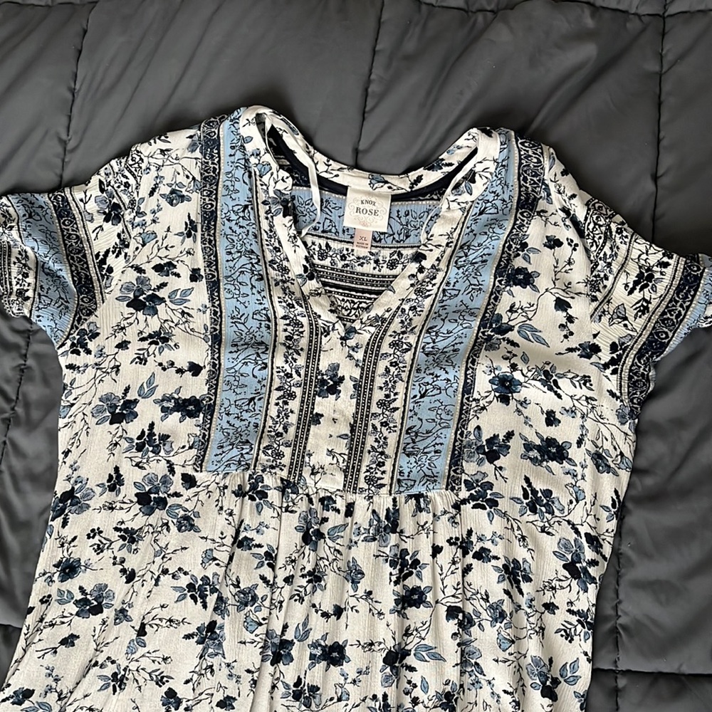 Knox rose floral mini dress